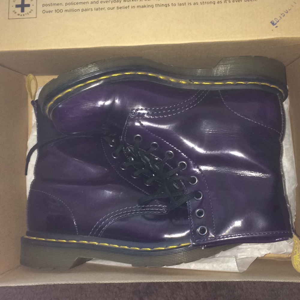 Purple doc martens
